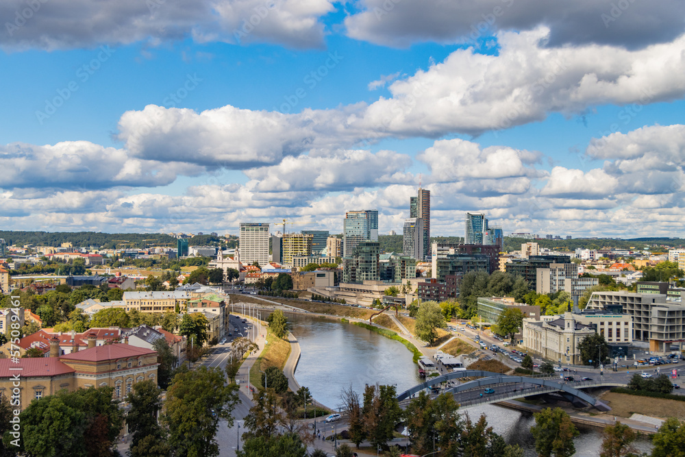 Vilnius. Panorama of the New City..