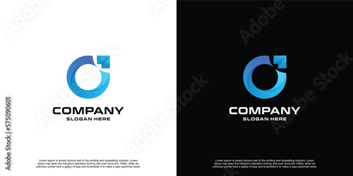 Creative Abstract Latter Template Logo Design