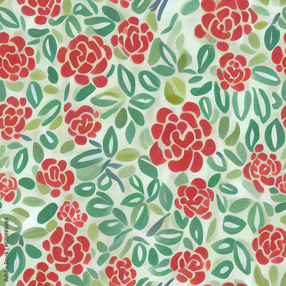 Flowers created with generative ai technology Flowers created with generative ai technology