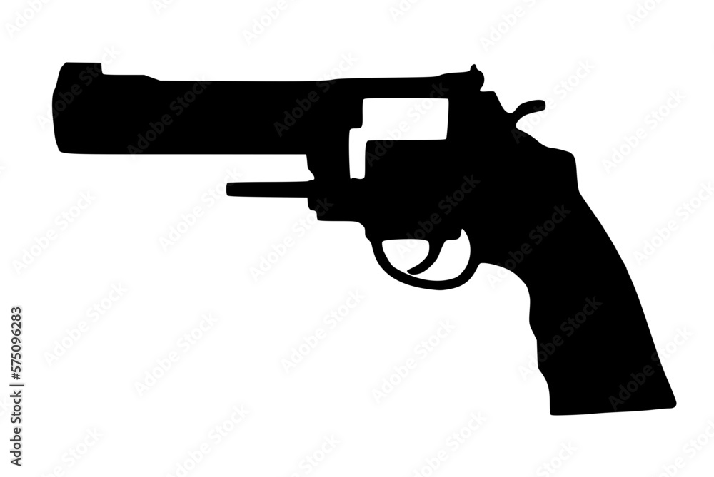 illustration of a gun
