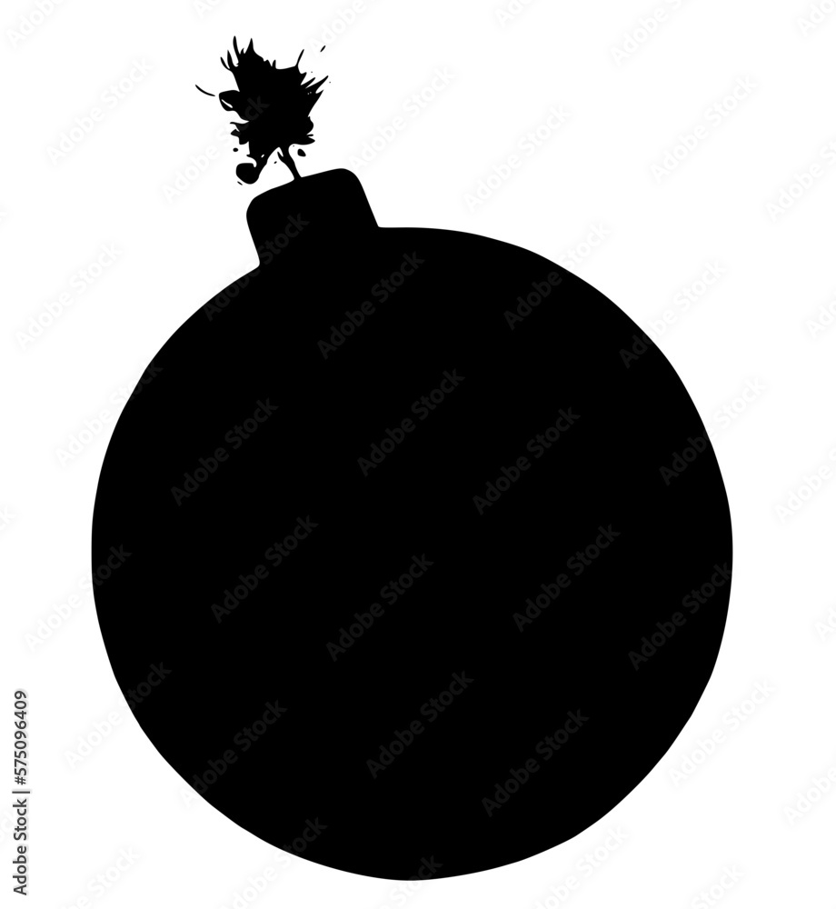 bomb with a burning candle bomb with a burning candle