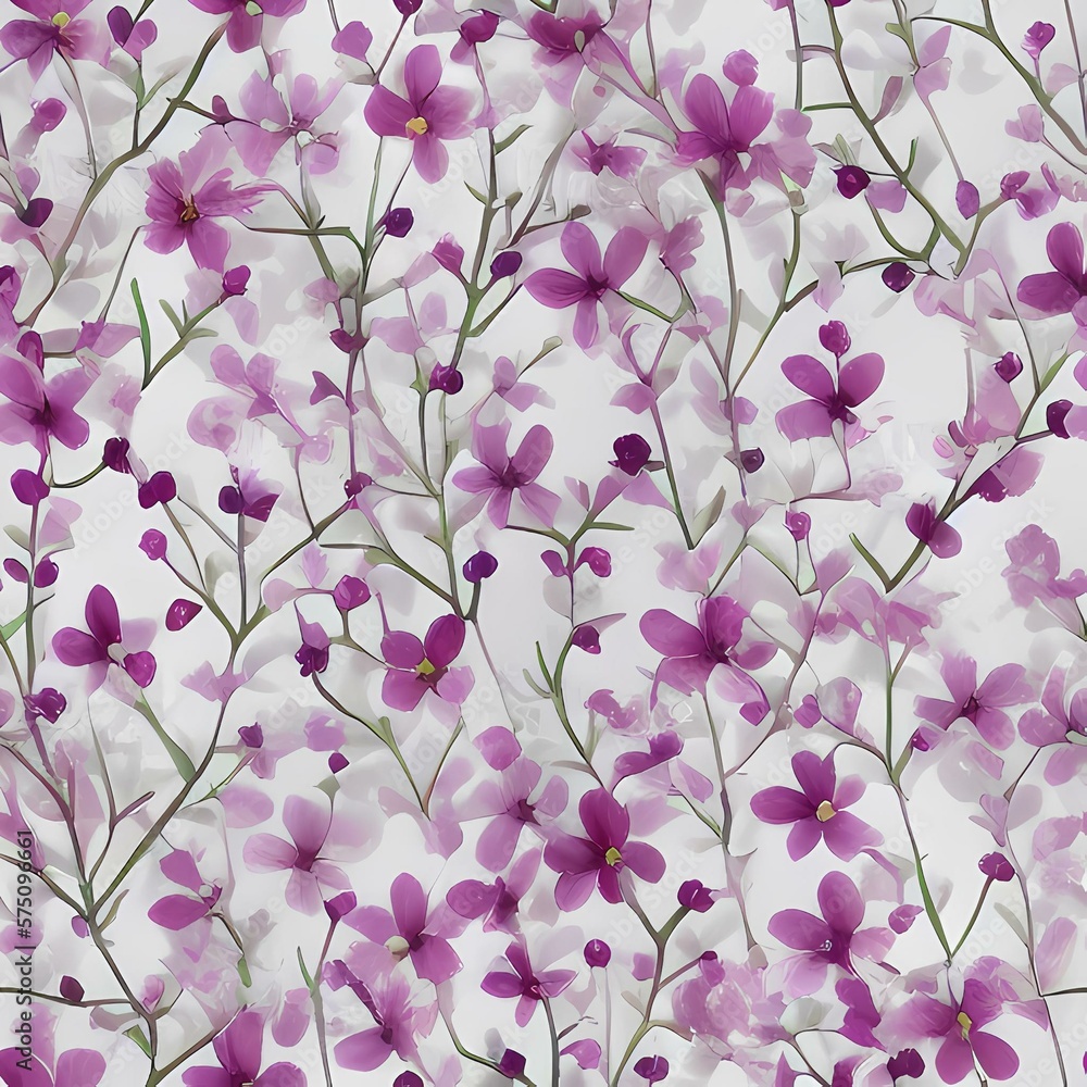 Flowers created with generative ai technology