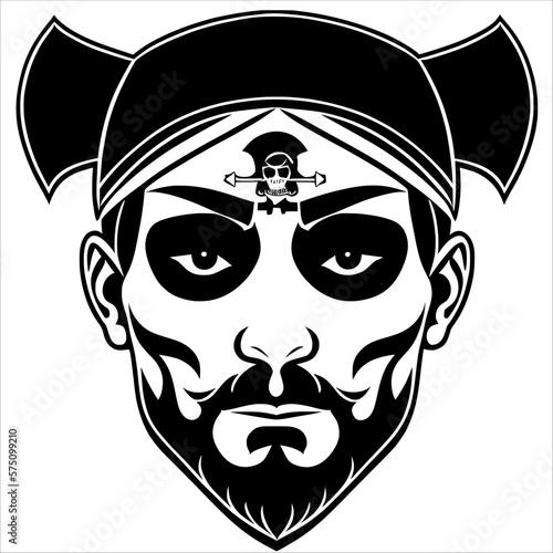 Man with a Skull on His Head: The Duality of Life 
