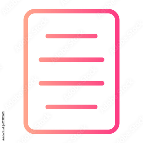 align center gradient icon