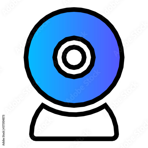 webcam gradient icon