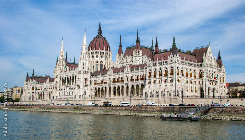 Hungarian parliament building in Budapest