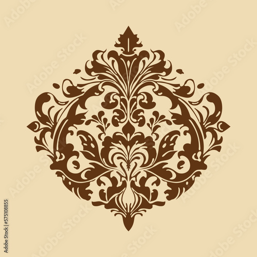 Damask Baroque Ornament