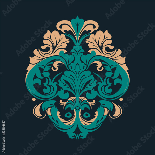 Damask Baroque Ornament