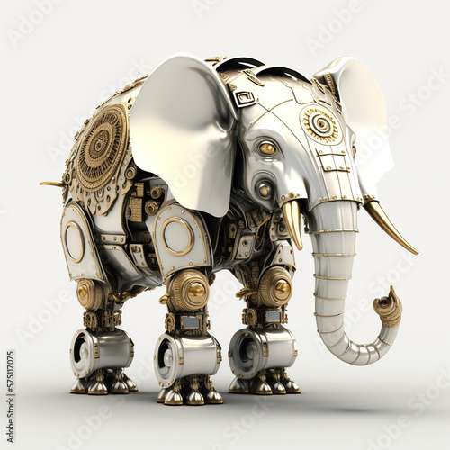 Robot Elephant Generative AI