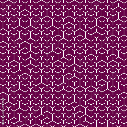  Hexagonal Maze pattern abstract illustration