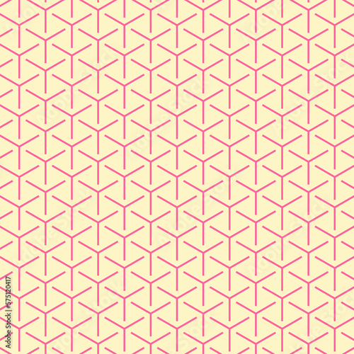 Wallpaper Mural  Hexagonal Maze pattern abstract illustration Torontodigital.ca