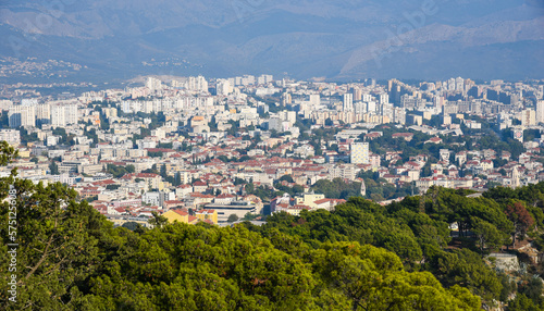 Split, Croatia. Urban landscape in summer. 