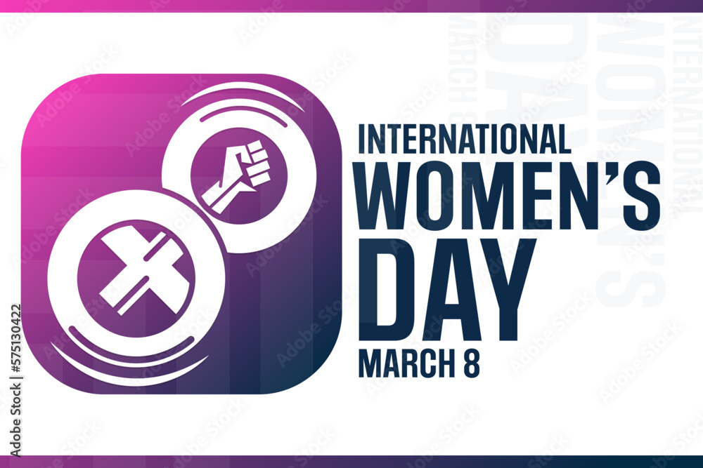 International Women’s Day. March 8. Vector illustration. Holiday poster.