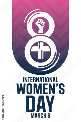 International Women’s Day. March 8. Vector illustration. Holiday poster.