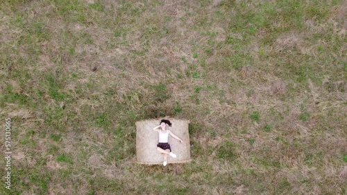 girl in the grass