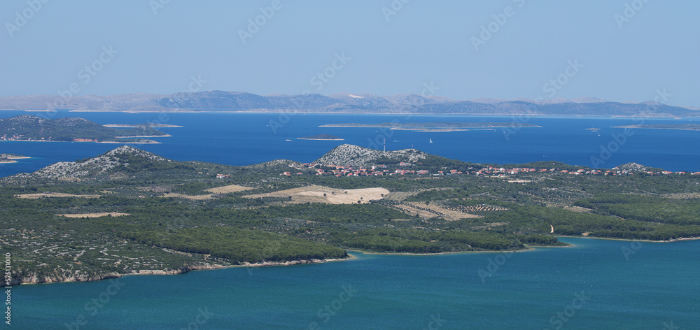view of the lake and Adriatic sea