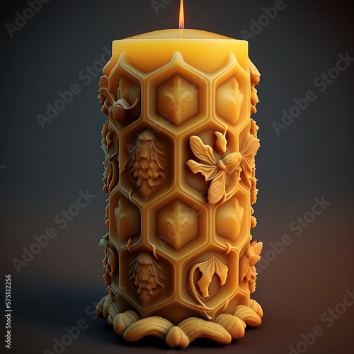 beeswax candle 