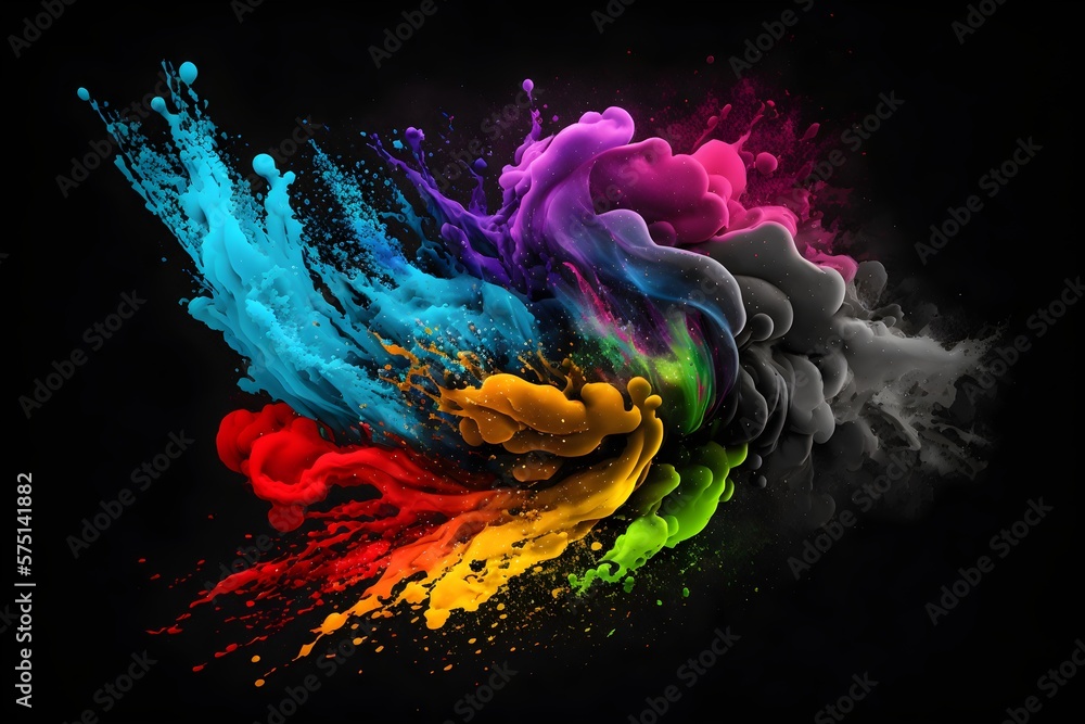 color splash wallpaper by georgekev - Download on ZEDGE™ | 2960
