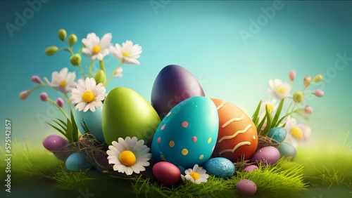 Easter egg banner