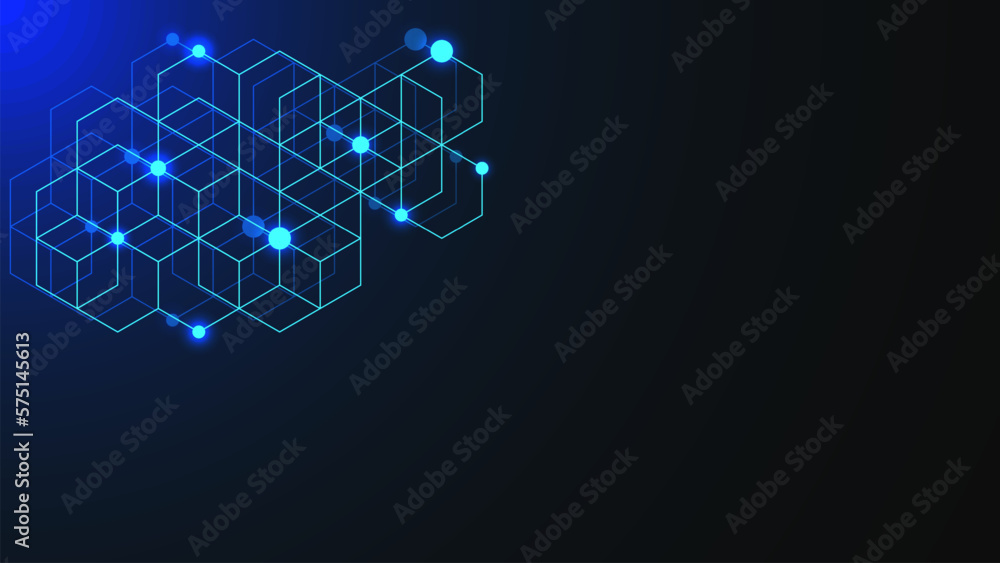 Abstract hexagonal for network connection, big data digital concept background template design. Abstract hexagonal for network connection, big data digital concept background template design.