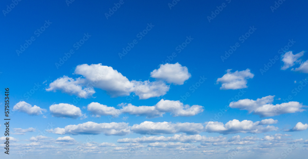 clouds in the blue sky