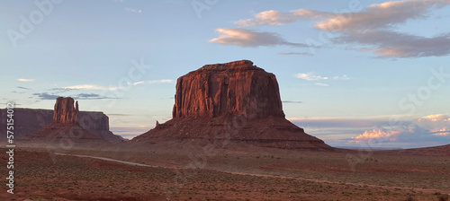 Dusted by Sunset, Merrick Butte, Monument Valley, Arizona photo