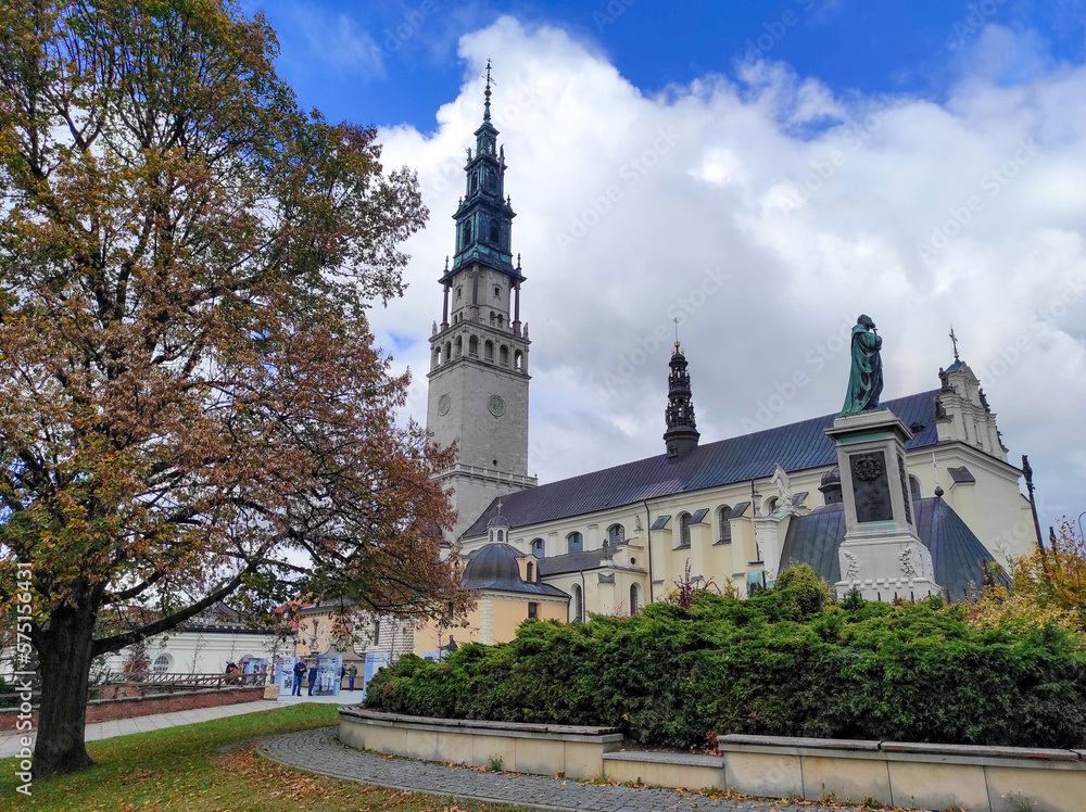 Czestochowa, Poland 2022-10-19: Jasna Gora Monastery in Czestochowa. Poland