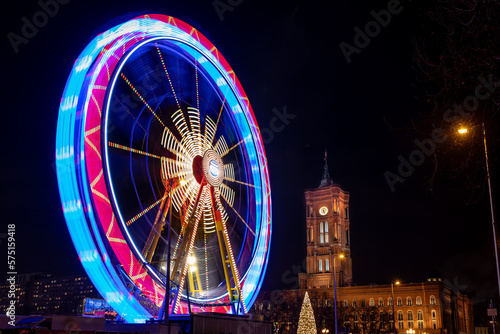 Ferris wheel, Christmas market, Berlin Mitte