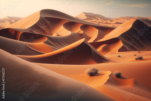 desert sand dunes landscape 