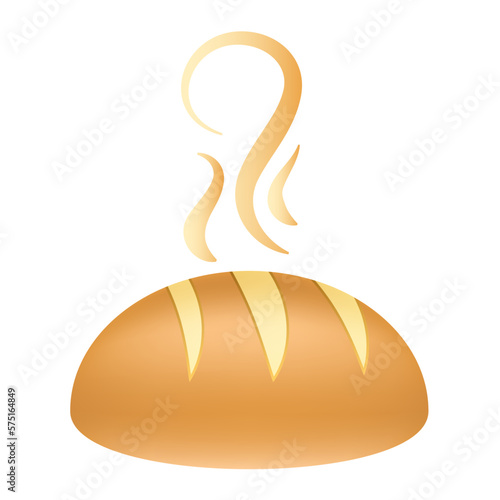 fresh baked loaf of bread