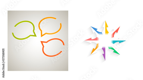 Set Design business presentation template. Vector illustration EPS 10. Can be used for chart process the financial company, technology infographics, number banners, charts and graphs or power point