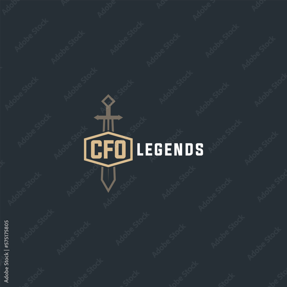 sword shield logo design template, vector icon Illustration sword shield logo design template, vector icon Illustration