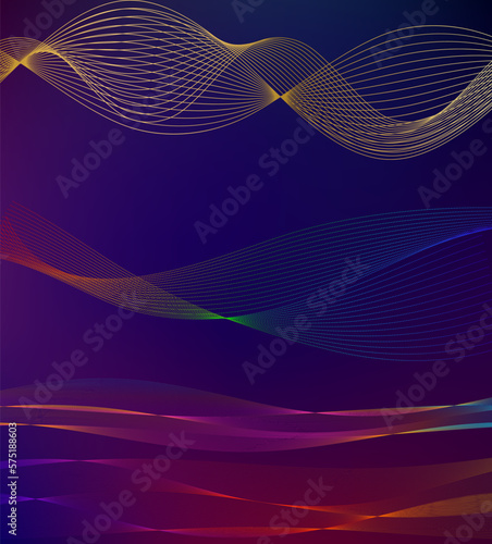 Design elements business presentation template. Vector illustration vertical web banners background  backdrop glow light effect . EPS 10 for web template  web site page presentation  neon disco club