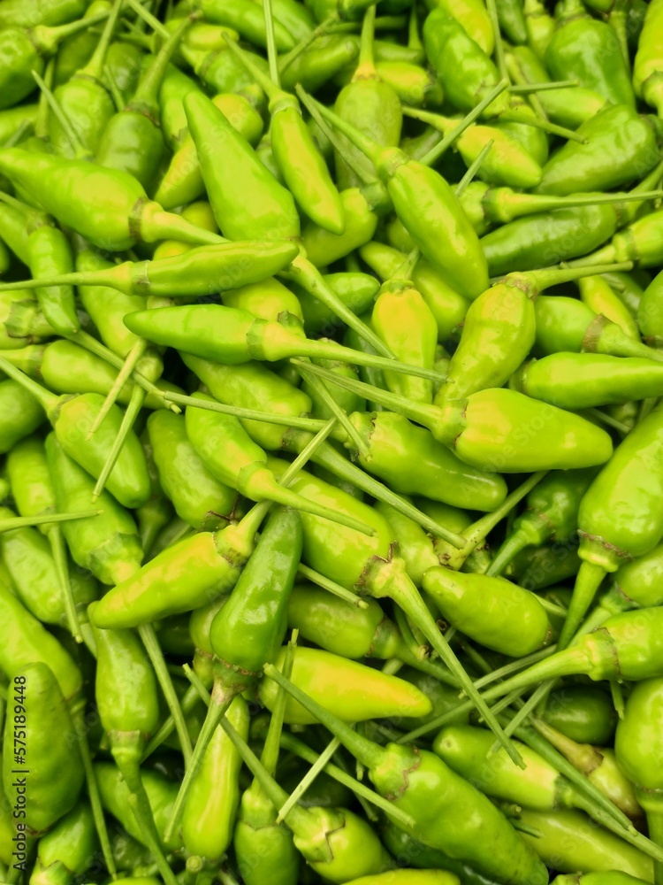 green chili peppers