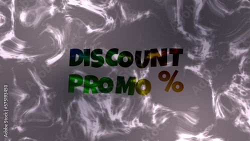 promo discount liquid background
