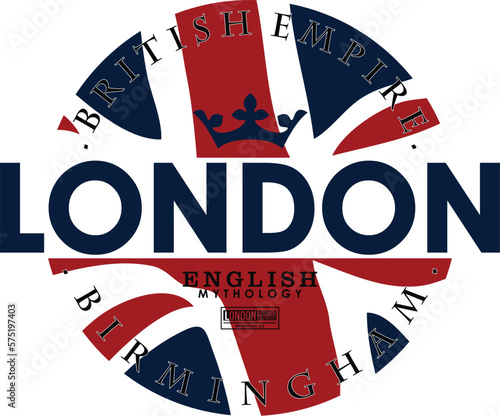 united kingdom, vector image typography design graphic printing