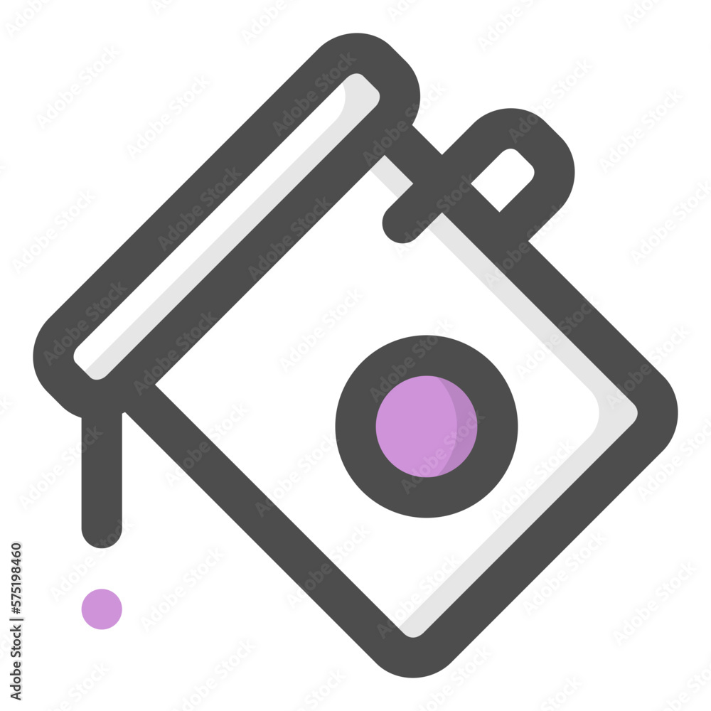 paint bucket colored icon paint bucket colored icon