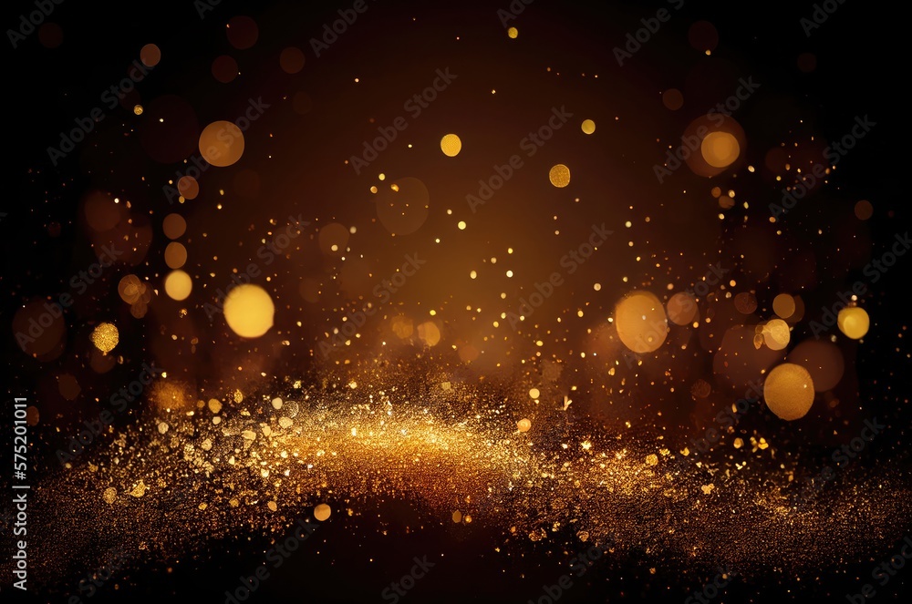 Gold Glitter Texture Generative AI Gold Glitter Texture Generative AI