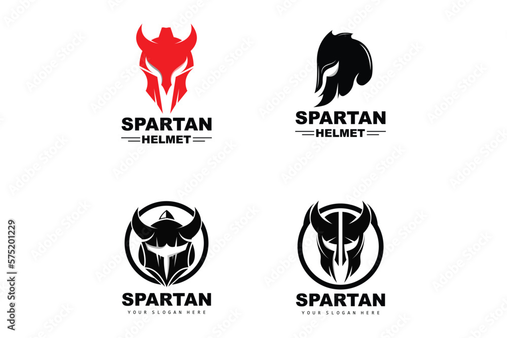 Spartan Logo,Vector Viking, Barbarian, War Helmet Design, Product Brand Illustration Spartan Logo,Vector Viking, Barbarian, War Helmet Design, Product Brand Illustration