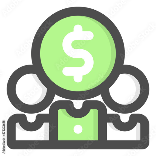 investors colored icon