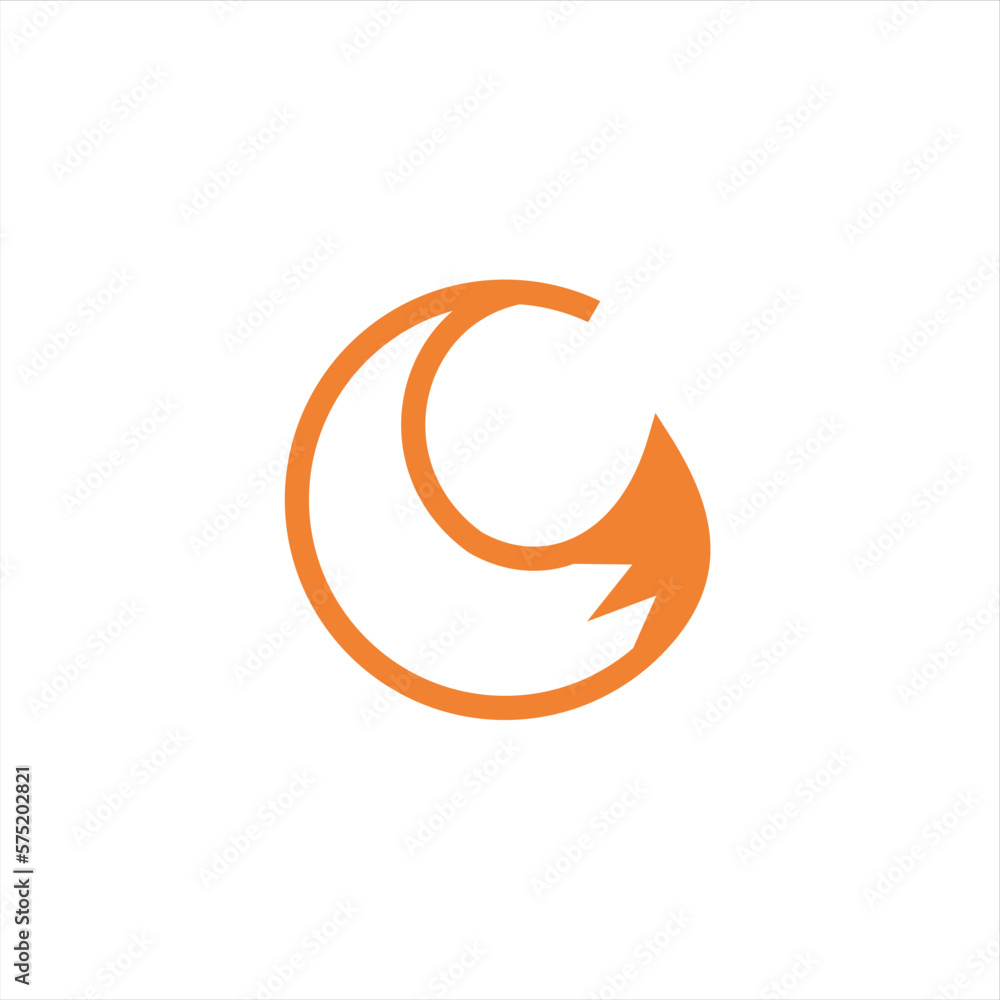 The fox logo formed with lines and shapes of different thickness creates a fox logo in orange color. The fox logo formed with lines and shapes of different thickness creates a fox logo in orange color.