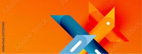 Background overlapping lines. Dynamic lines abstract wallpaper. Straight lines composition vector illustration for wallpaper banner background or landing page