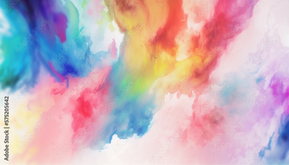 watercolor hand painted background, GENERATIVE AI