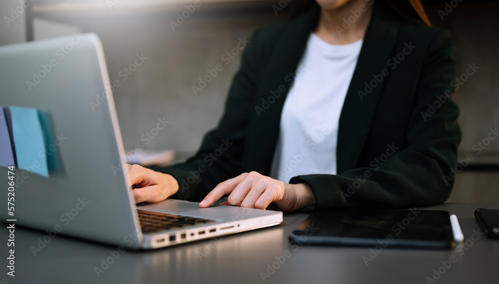 business documents on office desk with laptop and smart phone and graph business diagram and man working in morning light. business documents on office desk with laptop and smart phone and graph business diagram and man working in morning light.