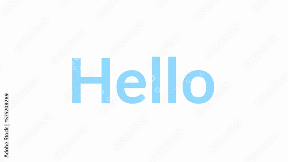 Hallo text animation for simple and elegant software or application interface design. Hallo text animation accompanied by smooth waveform animation Hallo text animation for simple and elegant software or application interface design. Hallo text animation accompanied by smooth waveform animation