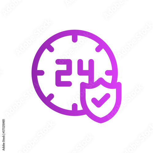 24h gradient icon