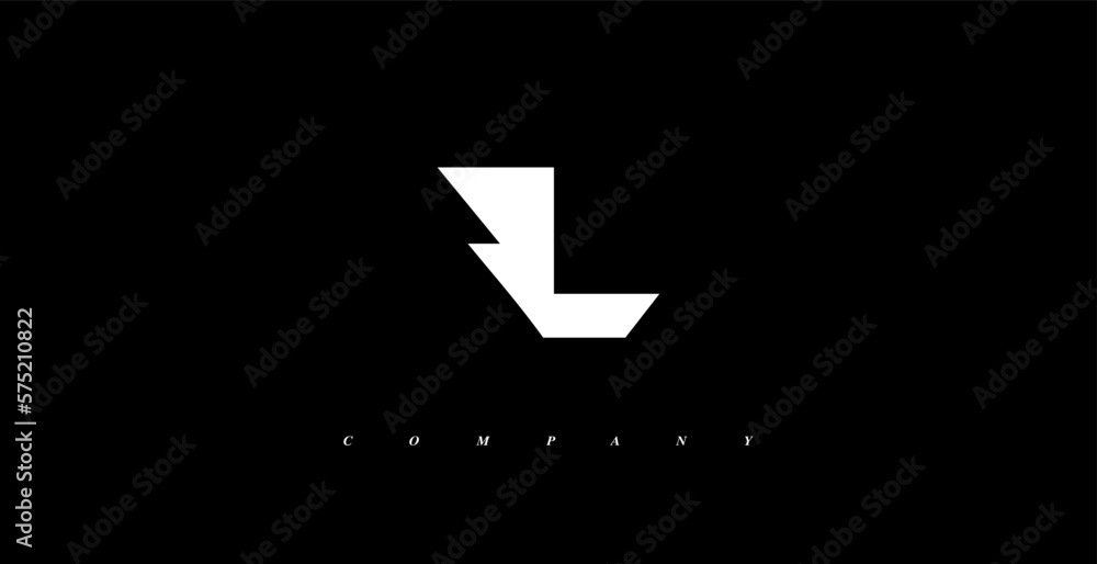 Fototapeta premium Initial L Logo Design Vector