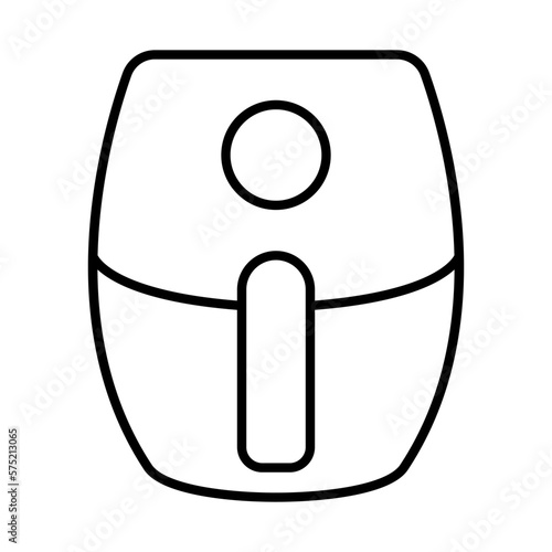 cooking air fryer appliance icon vector for graphic design, logo, website, social media, mobile app, UI illustration