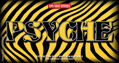 groovy trippy psychedelic editable text effect