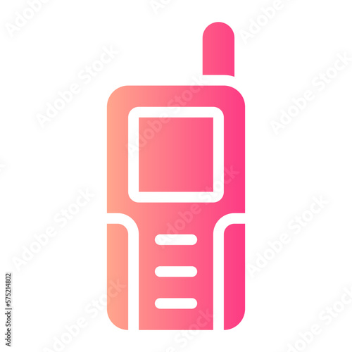 walkie talkie gradient icon